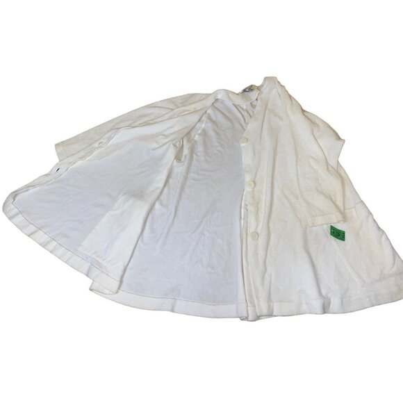 Leigh Karmitz For Periphery Womens White Button-Front Cardigan Jacket - Picture 6 of 6